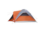Vidaxl Family Tent Tunnel 6-person Grey And Orange Waterproof Vidaxl Family Tent Tunnel 6-person Grey And Orange Waterproof