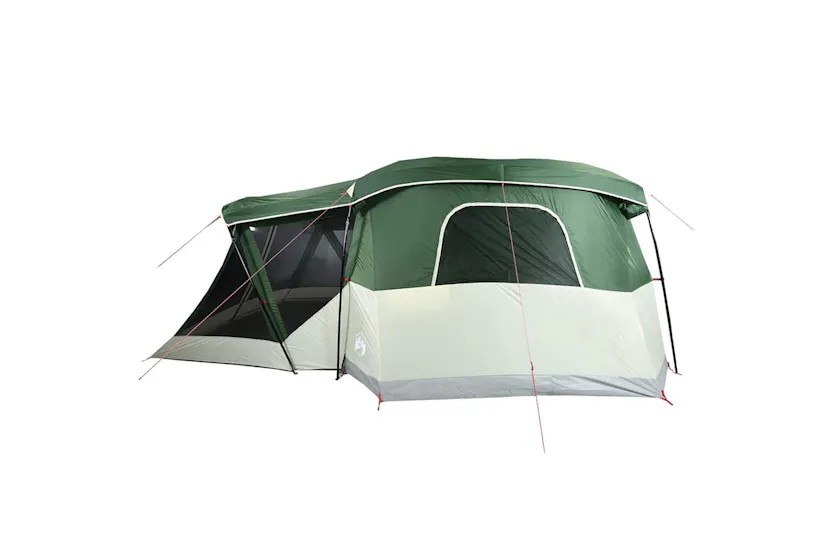 Vidaxl Camping Tent With Porch 4-person Green Waterproof Vidaxl Camping Tent With Porch 4-person Green Waterproof