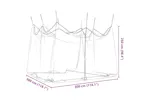 Vidaxl Mosquito Net For Outdoor 220 Mesh White 300x300x250 Cm Vidaxl Mosquito Net For Outdoor 220 Mesh White 300x300x250 Cm