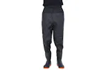 Vidaxl Waist Waders With Boots Black Size 46 Vidaxl Waist Waders With Boots Black Size 46