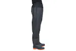 Vidaxl Waist Waders With Boots Black Size 46 Vidaxl Waist Waders With Boots Black Size 46