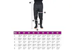 Vidaxl Waist Waders With Boots Black Size 46 Vidaxl Waist Waders With Boots Black Size 46