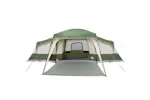 Vidaxl Family Tent With Porch Dome 9-person Green Waterproof Vidaxl Family Tent With Porch Dome 9-person Green Waterproof