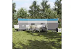 Vidaxl Camping Windbreak Blue 510x153 Cm Waterproof Vidaxl Camping Windbreak Blue 510x153 Cm Waterproof