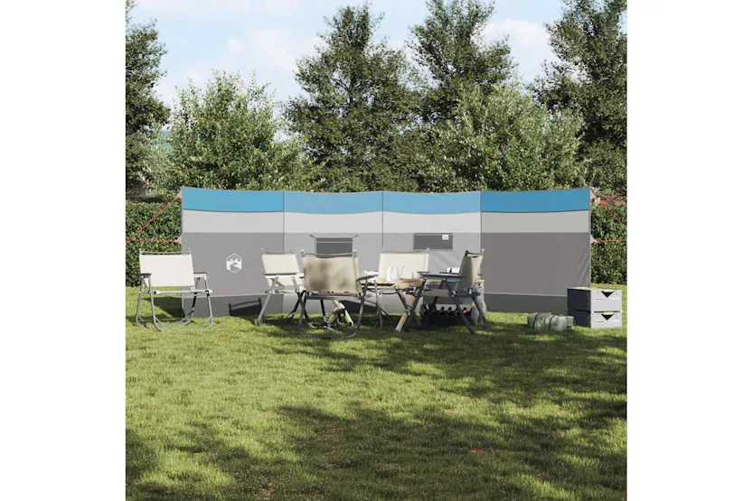 Vidaxl Camping Windbreak Blue 510x153 Cm Waterproof Vidaxl Camping Windbreak Blue 510x153 Cm Waterproof