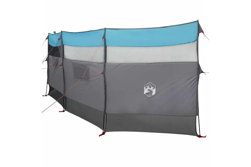 Vidaxl Camping Windbreak Blue 510x153 Cm Waterproof Vidaxl Camping Windbreak Blue 510x153 Cm Waterproof