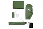 Vidaxl Camping Windbreak Green 490x123 Cm Waterproof Vidaxl Camping Windbreak Green 490x123 Cm Waterproof