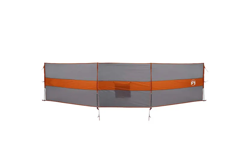 Vidaxl Camping Windbreak Grey And Orange 490x123 Cm Waterproof Vidaxl Camping Windbreak Grey And Orange 490x123 Cm Waterproof