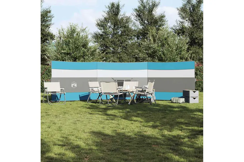 Vidaxl Camping Windbreak Blue 508x130 Cm Waterproof Vidaxl Camping Windbreak Blue 508x130 Cm Waterproof