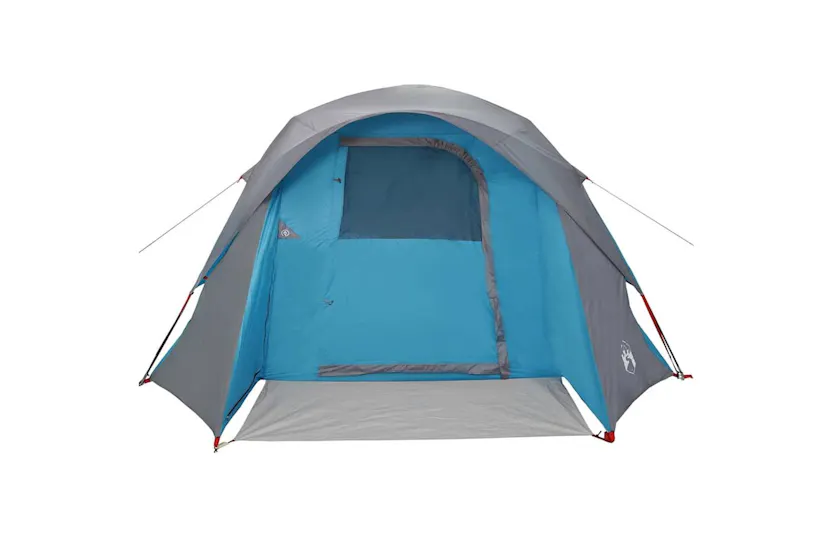 Vidaxl Camping Tent Cabin 4-person Blue Waterproof Vidaxl Camping Tent Cabin 4-person Blue Waterproof