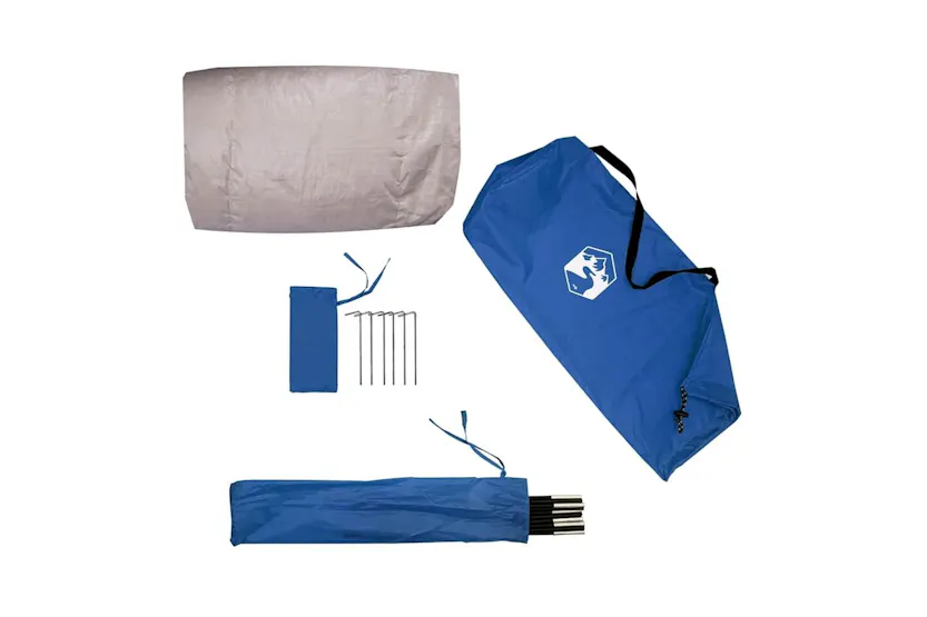 Vidaxl Beach Tent 2-person Azure Blue Waterproof Vidaxl Beach Tent 2-person Azure Blue Waterproof
