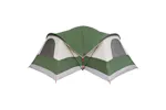 Vidaxl Family Tent Tunnel 8-person Green Waterproof Vidaxl Family Tent Tunnel 8-person Green Waterproof