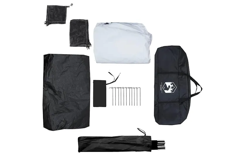 Vidaxl Family Tent Cabin 6-person White Blackout Fabric Waterproof Vidaxl Family Tent Cabin 6-person White Blackout Fabric Waterproof