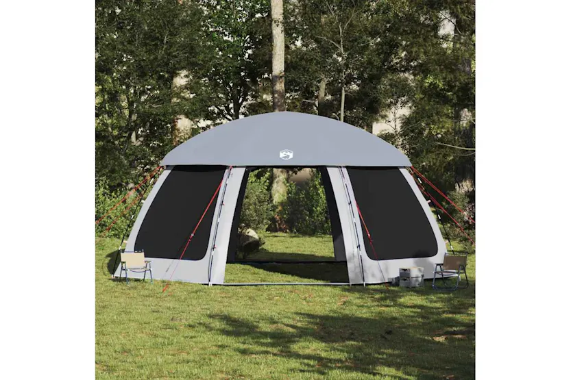 Vidaxl Pool Tent With Removable Fly & Mesh Walls Grey 612x612 Cm Vidaxl Pool Tent With Removable Fly & Mesh Walls Grey 612x612 Cm