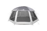 Vidaxl Pool Tent With Removable Fly & Mesh Walls Grey 612x612 Cm Vidaxl Pool Tent With Removable Fly & Mesh Walls Grey 612x612 Cm