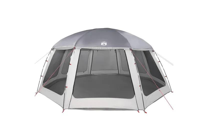 Vidaxl Pool Tent With Removable Fly & Mesh Walls Grey 612x612 Cm Vidaxl Pool Tent With Removable Fly & Mesh Walls Grey 612x612 Cm