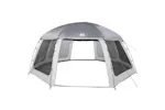 Vidaxl Pool Tent With Removable Fly & Mesh Walls Grey 612x612 Cm Vidaxl Pool Tent With Removable Fly & Mesh Walls Grey 612x612 Cm
