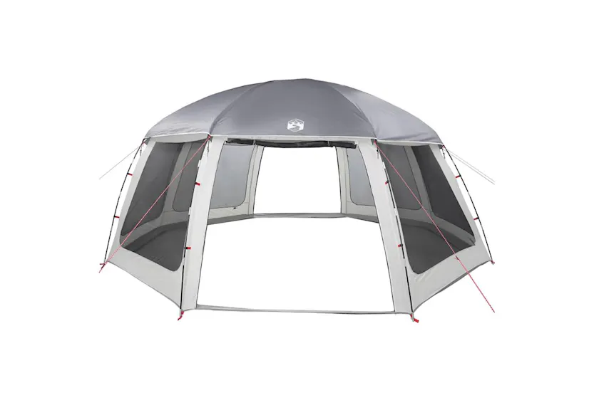 Vidaxl Pool Tent With Removable Fly & Mesh Walls Grey 612x612 Cm Vidaxl Pool Tent With Removable Fly & Mesh Walls Grey 612x612 Cm