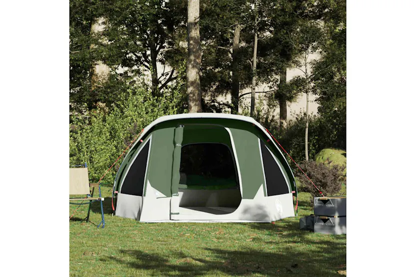 Vidaxl Camping Tent Cabin 4-person Green Waterproof Vidaxl Camping Tent Cabin 4-person Green Waterproof