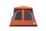 Vidaxl Family Tent Dome 8-person Grey And Orange Quick Release Vidaxl Family Tent Dome 8-person Grey And Orange Quick Release