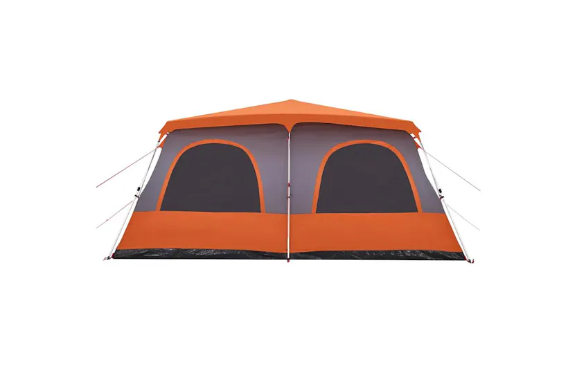 Vidaxl Family Tent Dome 8-person Grey And Orange Quick Release Vidaxl Family Tent Dome 8-person Grey And Orange Quick Release