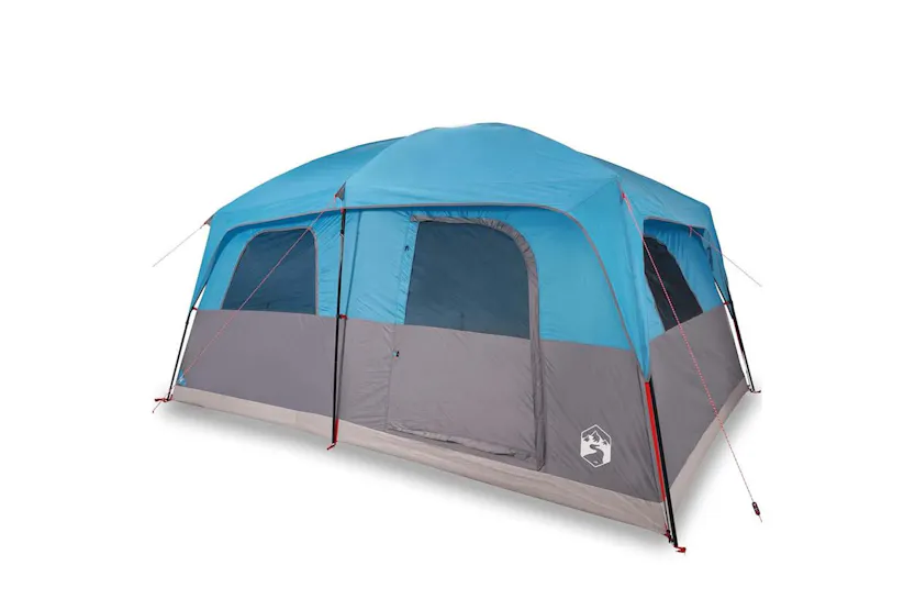 Vidaxl Family Tent Cabin 8-person Blue Waterproof Vidaxl Family Tent Cabin 8-person Blue Waterproof