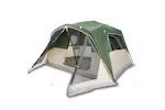 Vidaxl Family Tent With Porch 6-person Green Waterproof Vidaxl Family Tent With Porch 6-person Green Waterproof