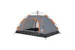 Vidaxl Camping Tent 2-person Grey And Orange Quick Release Vidaxl Camping Tent 2-person Grey And Orange Quick Release