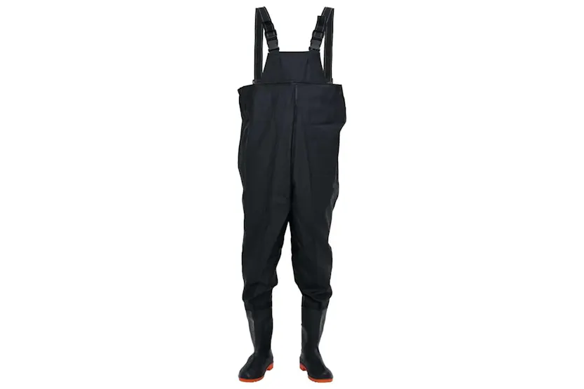 Vidaxl Chest Waders With Boots Black Size 42 Vidaxl Chest Waders With Boots Black Size 42