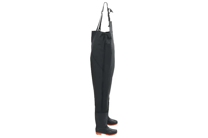 Vidaxl Chest Waders With Boots Black Size 42 Vidaxl Chest Waders With Boots Black Size 42