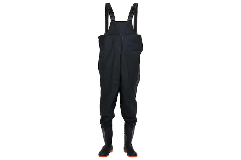 Vidaxl Chest Waders With Boots Black Size 44 Vidaxl Chest Waders With Boots Black Size 44