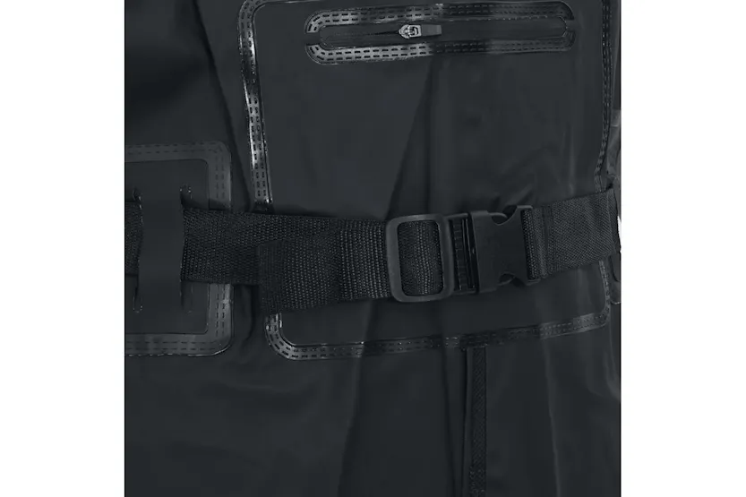Vidaxl Chest Waders With Boots And Belt Black Size 43 Vidaxl Chest Waders With Boots And Belt Black Size 43