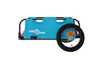Vidaxl Bike Trailer Blue Oxford Fabric And Iron Vidaxl Bike Trailer Blue Oxford Fabric And Iron