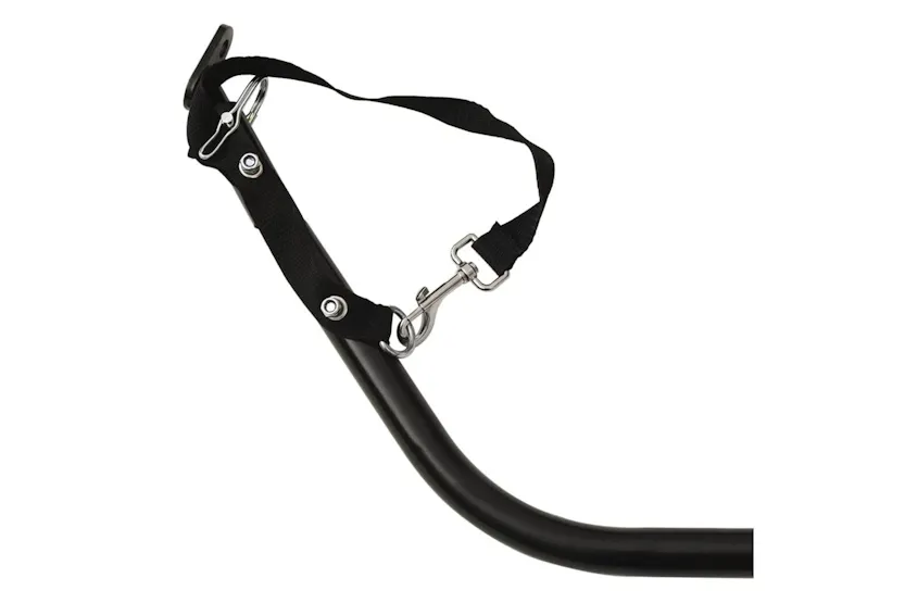 Vidaxl Bike Trailer Black 122x53x28 Cm Iron Vidaxl Bike Trailer Black 122x53x28 Cm Iron