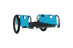 Vidaxl Bike Trailer Blue Oxford Fabric And Iron Vidaxl Bike Trailer Blue Oxford Fabric And Iron