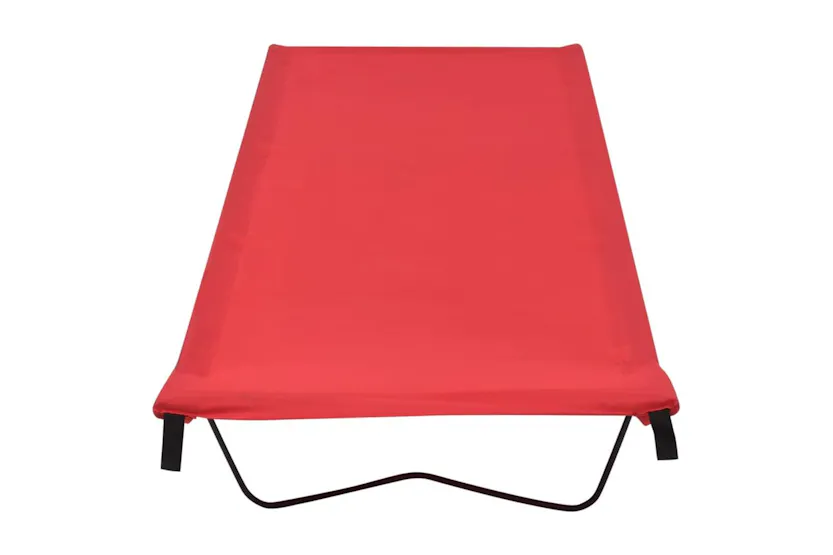 Vidaxl Camping Beds 2 Pcs 180x60x19 Cm Oxford Fabric And Steel Red Vidaxl Camping Beds 2 Pcs 180x60x19 Cm Oxford Fabric And Steel Red