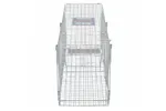 Vidaxl Galvanised Live Trap 100 Cm Vidaxl Galvanised Live Trap 100 Cm