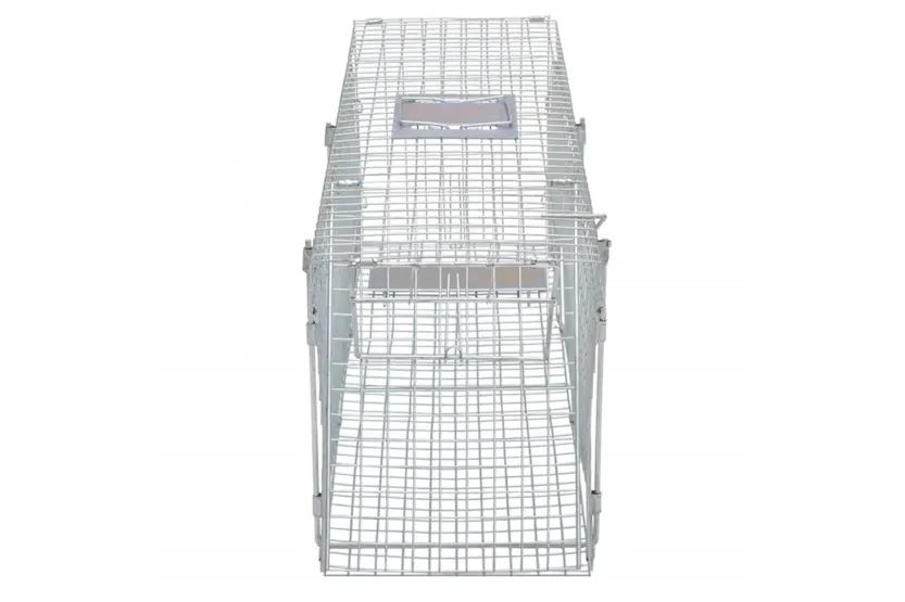 Vidaxl Galvanised Live Trap 100 Cm Vidaxl Galvanised Live Trap 100 Cm
