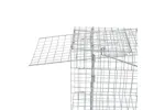 Vidaxl Galvanised Live Trap 100 Cm Vidaxl Galvanised Live Trap 100 Cm