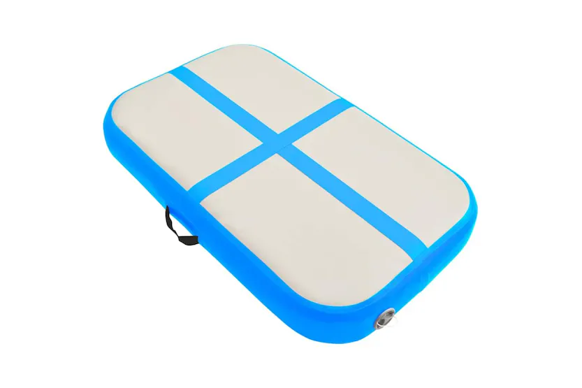 Vidaxl Inflatable Gymnastics Mat With Pump 60x100x10 Cm Pvc Blue Vidaxl Inflatable Gymnastics Mat With Pump 60x100x10 Cm Pvc Blue