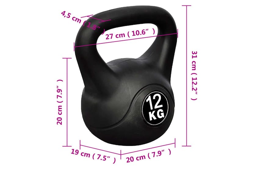 Vidaxl Kettlebell 12 Kg Vidaxl Kettlebell 12 Kg