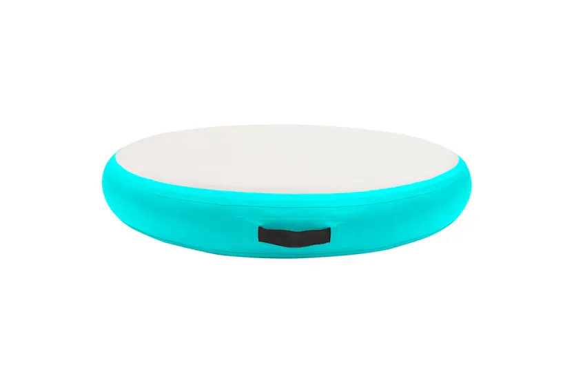 Vidaxl Inflatable Gymnastic Mat With Pump 100x100x15 Cm Pvc Green Vidaxl Inflatable Gymnastic Mat With Pump 100x100x15 Cm Pvc Green