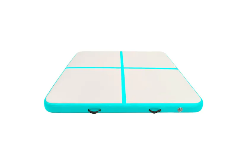 Vidaxl Inflatable Gymnastics Mat With Pump 200x200x15 Cm Pvc Green Vidaxl Inflatable Gymnastics Mat With Pump 200x200x15 Cm Pvc Green