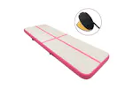 Vidaxl Inflatable Gymnastics Mat With Pump 800x100x15 Cm Pvc Pink Vidaxl Inflatable Gymnastics Mat With Pump 800x100x15 Cm Pvc Pink