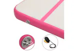 Vidaxl Inflatable Gymnastics Mat With Pump 800x100x15 Cm Pvc Pink Vidaxl Inflatable Gymnastics Mat With Pump 800x100x15 Cm Pvc Pink