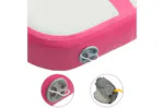 Vidaxl Inflatable Gymnastics Mat With Pump 60x100x15 Cm Pvc Pink Vidaxl Inflatable Gymnastics Mat With Pump 60x100x15 Cm Pvc Pink