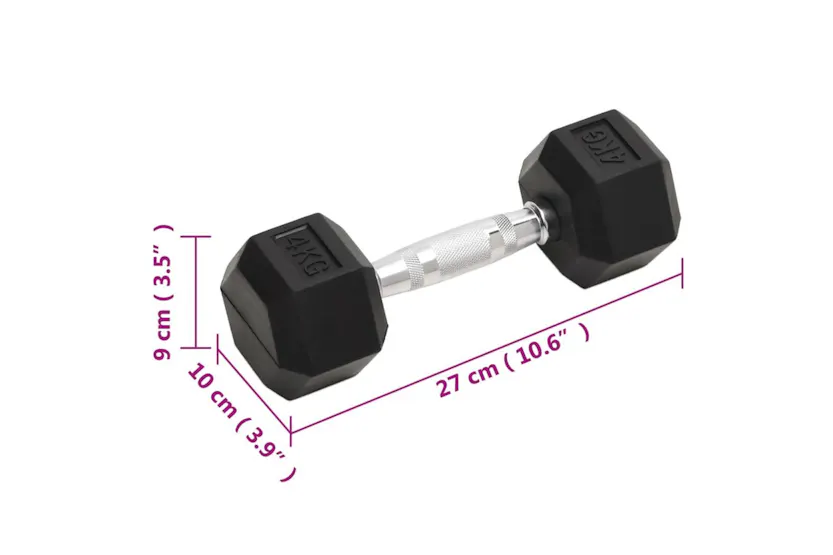 Vidaxl Dumbbells 2 Pcs 8 Kg Total Cast Iron Vidaxl Dumbbells 2 Pcs 8 Kg Total Cast Iron