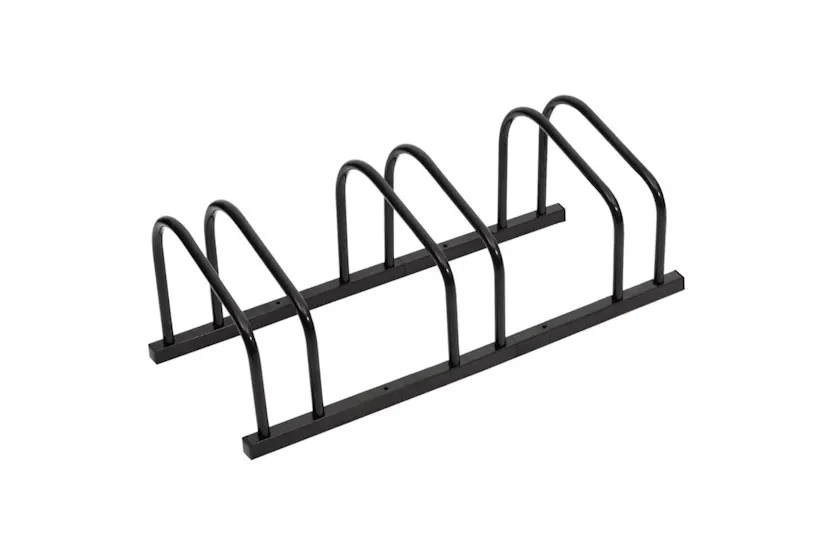 Vidaxl Bike Rack For 3 Bikes Black Steel Vidaxl Bike Rack For 3 Bikes Black Steel