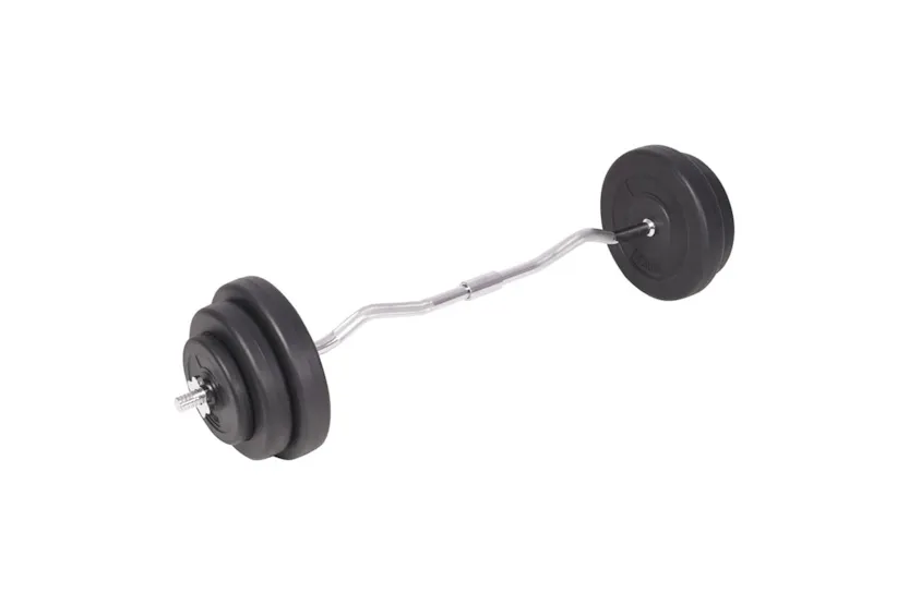 Vidaxl Barbell And Dumbbell Set 120 Kg Vidaxl Barbell And Dumbbell Set 120 Kg
