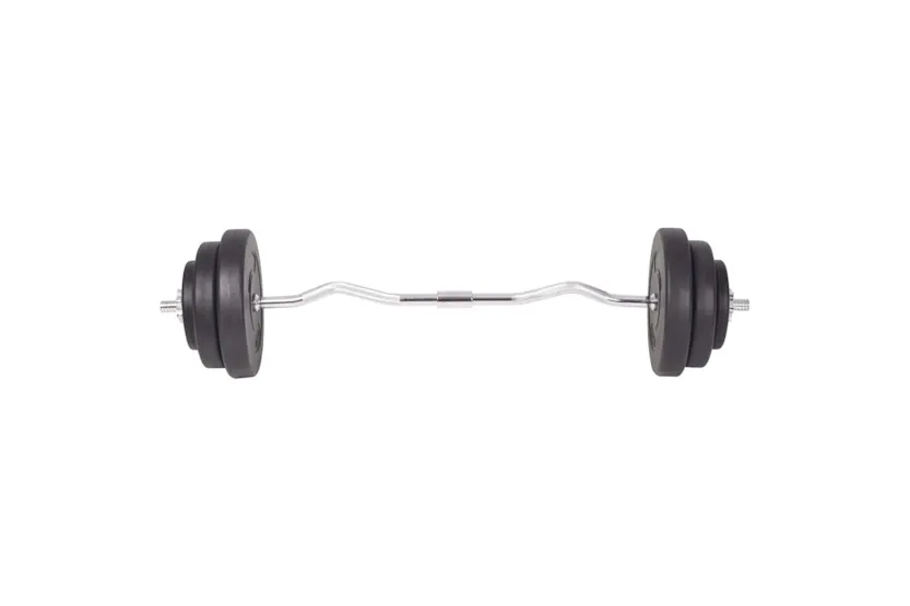Vidaxl Barbell And Dumbbell Set 120 Kg Vidaxl Barbell And Dumbbell Set 120 Kg